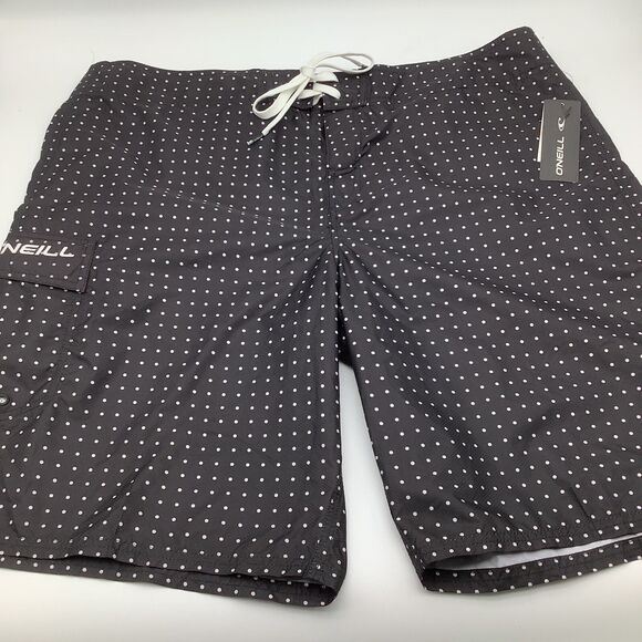 Oneill Mens Fargo Non Stretch Board Shorts Polka Dot Size 40 NWT - Picture 1 of 13
